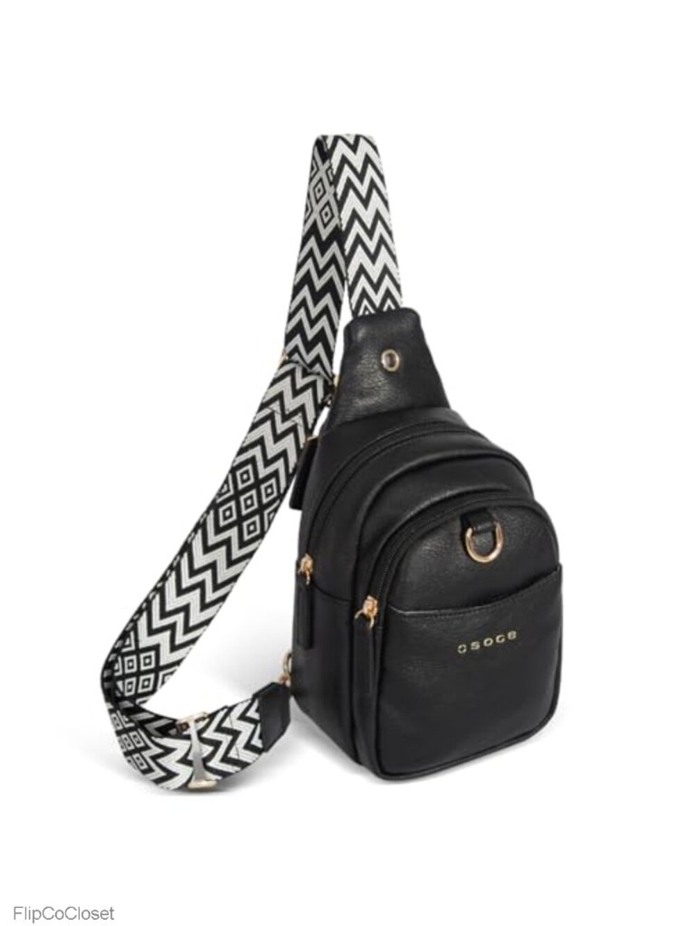 OSOCE Anti Theft Crossbody Sling Bag PU Leather Chest Purse